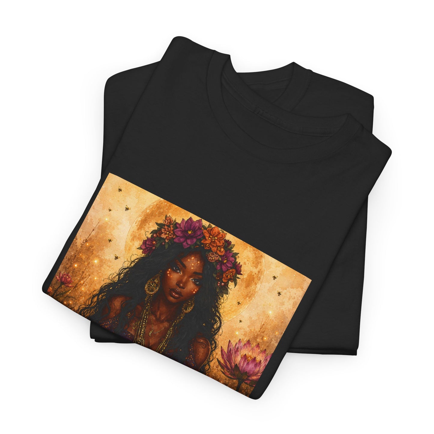 Rooted in Her T-Shirt | Empowering Floral Goddess Tee