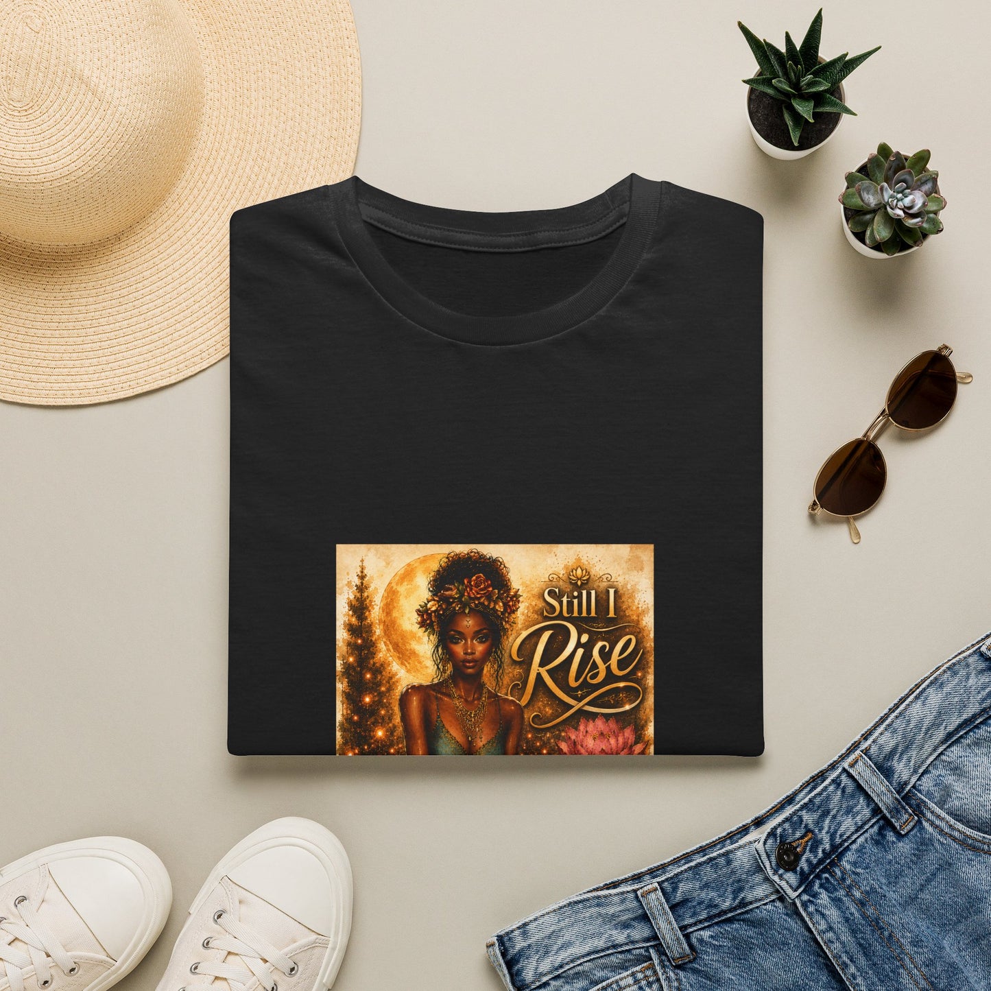 Still I Rise T-Shirt | Inspirational Black Woman Graphic Tee