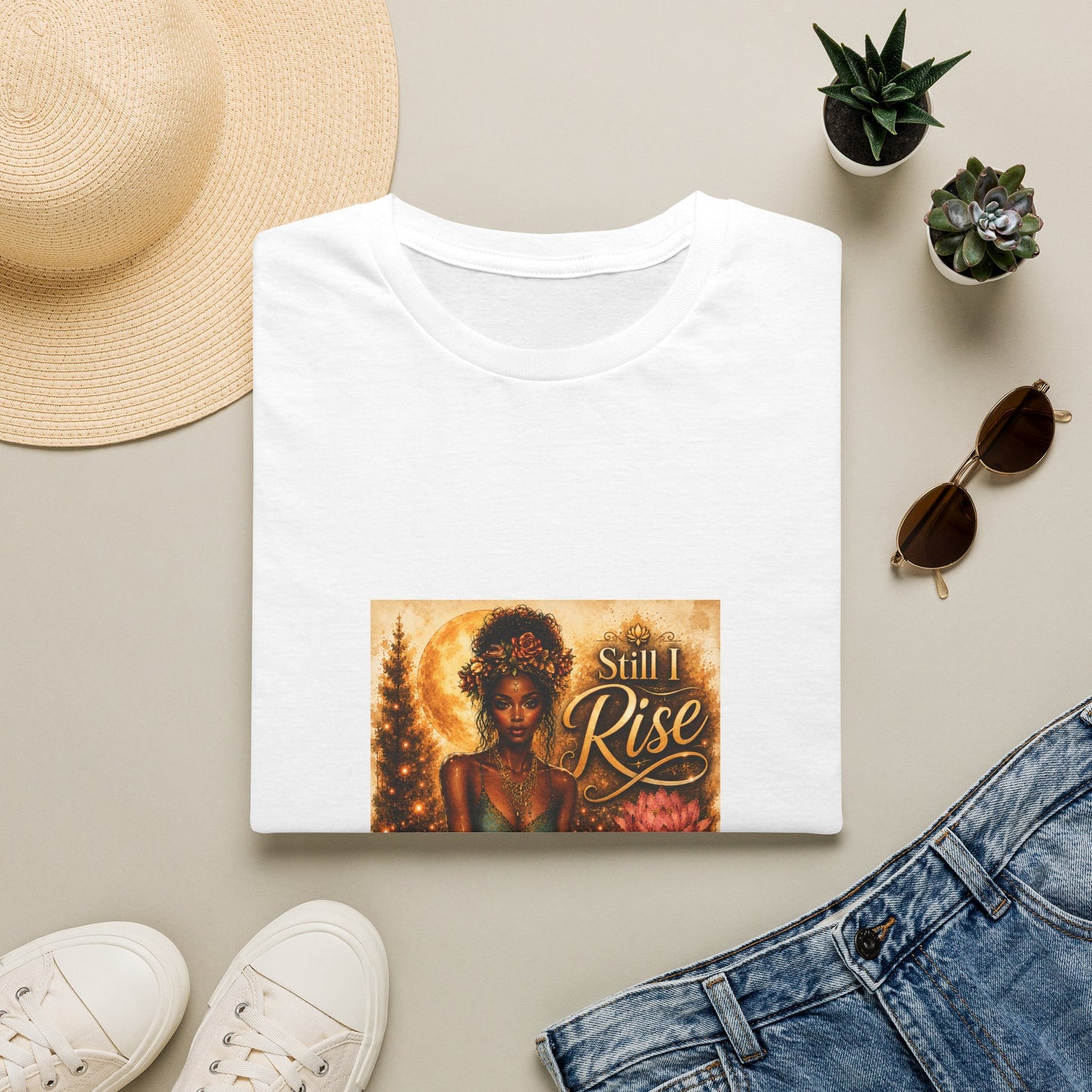 Still I Rise T-Shirt | Inspirational Black Woman Graphic Tee