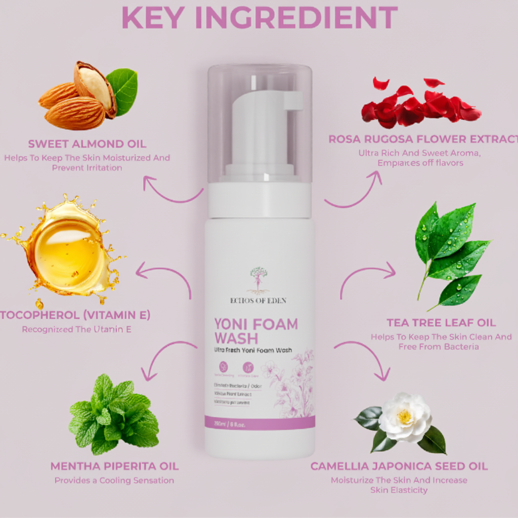 Echos of Eden Yoni Foam Wash - 8 fl oz/ 237 mL