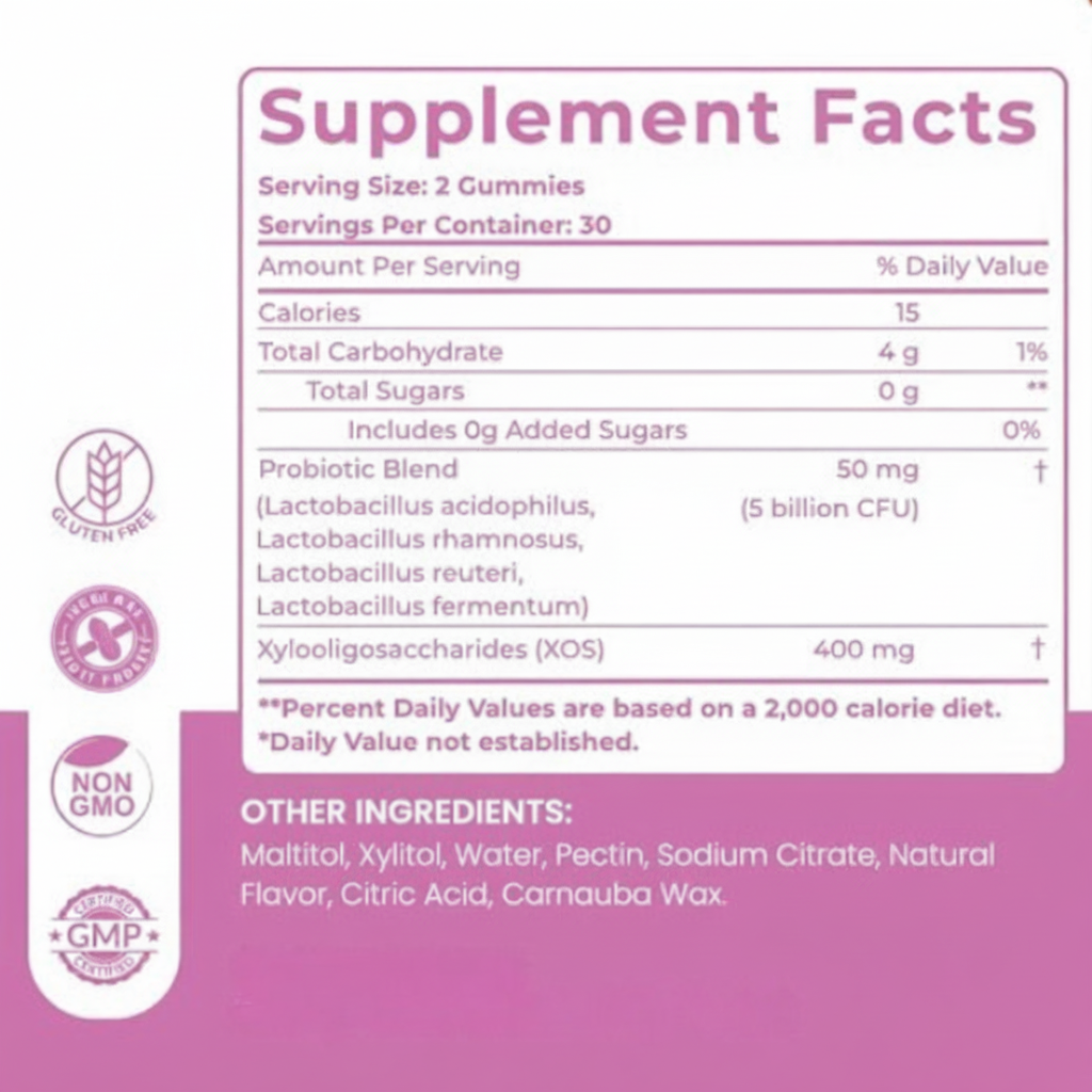 Echos of Eden Vaginal Probiotic Gummies - 60 Gummies